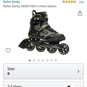 Used once. They are a men size 9.